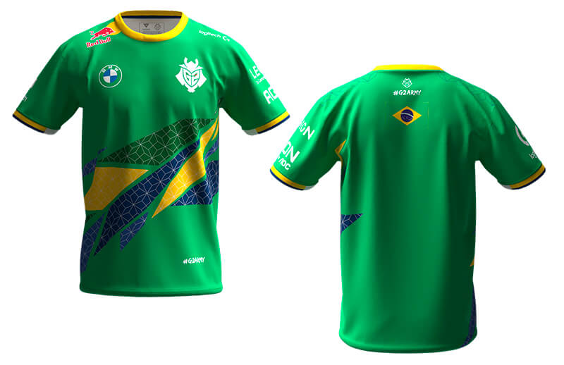 G2 Esports 2022 official Brazil Jersey © G2 Esports shop