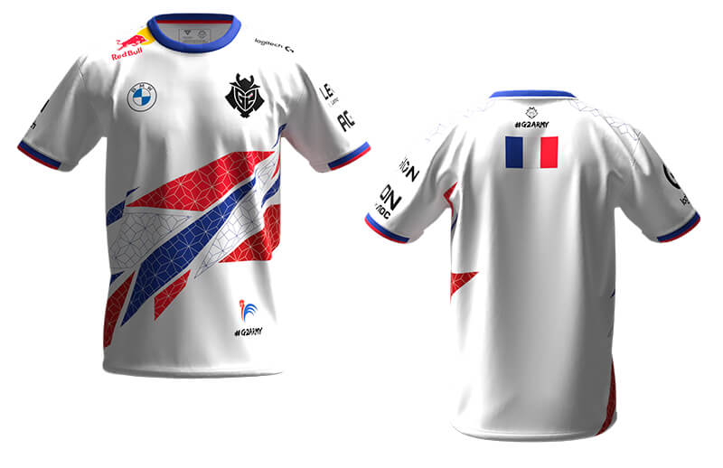 G2 2022 official France Jersey © G2 Esports shop