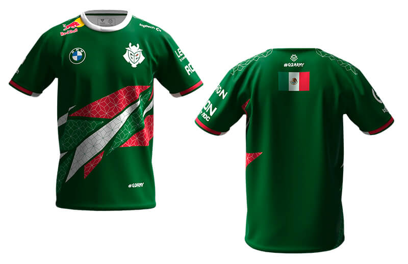 G2 2022 official Mexico Jersey © G2 Esports shop