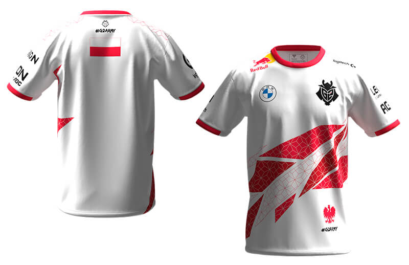 G2 2022 official Poland Jersey © G2 Esports shop