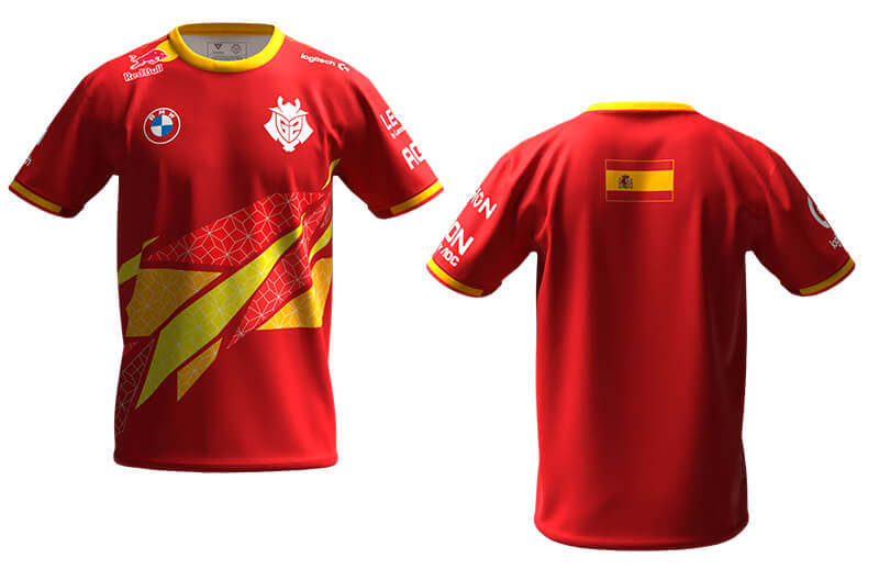 G2 2022 official Spain Jersey © G2 Esports shop