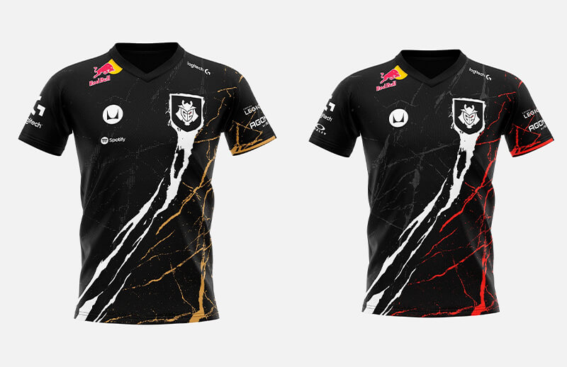 G2 Esports 2023 HEL and Valorant Jerseys © G2 Esports shop