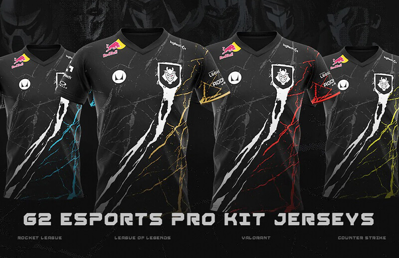 G2 Esports 2023 Pro Team Jerseys © G2 Esports shop