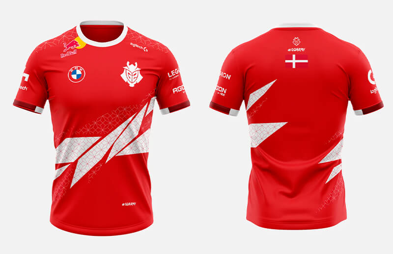 G2 Esports new Danish Player Jersey © G2 Esports shop