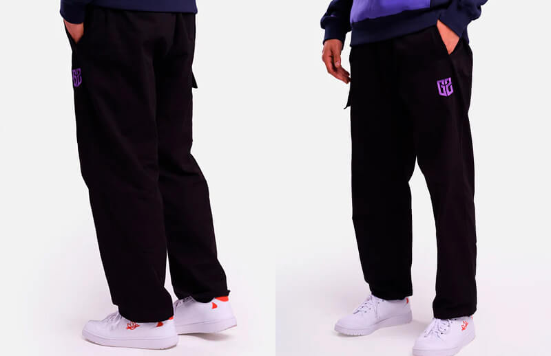 G2 Fall-Winter cargo black Pants © G2 Esports shop