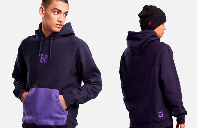 G2 Fall-Winter navy Hoodie © G2 Esports shop