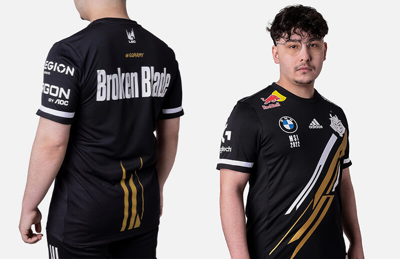 G2 Esports x Adidas MSI 2022 Jersey Broken Blade © G2 Esports shop