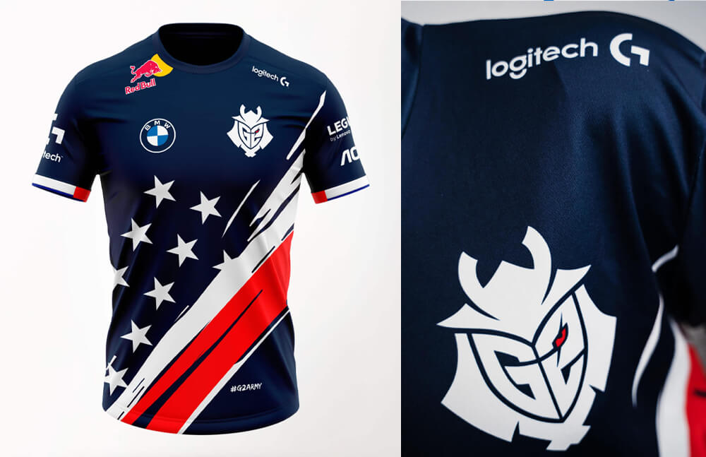 USA 2021 national jersey © G2 Esports shop