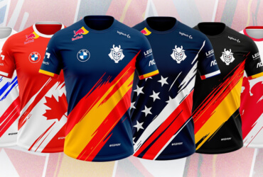 2021 National jerseys © G2 Esports shop