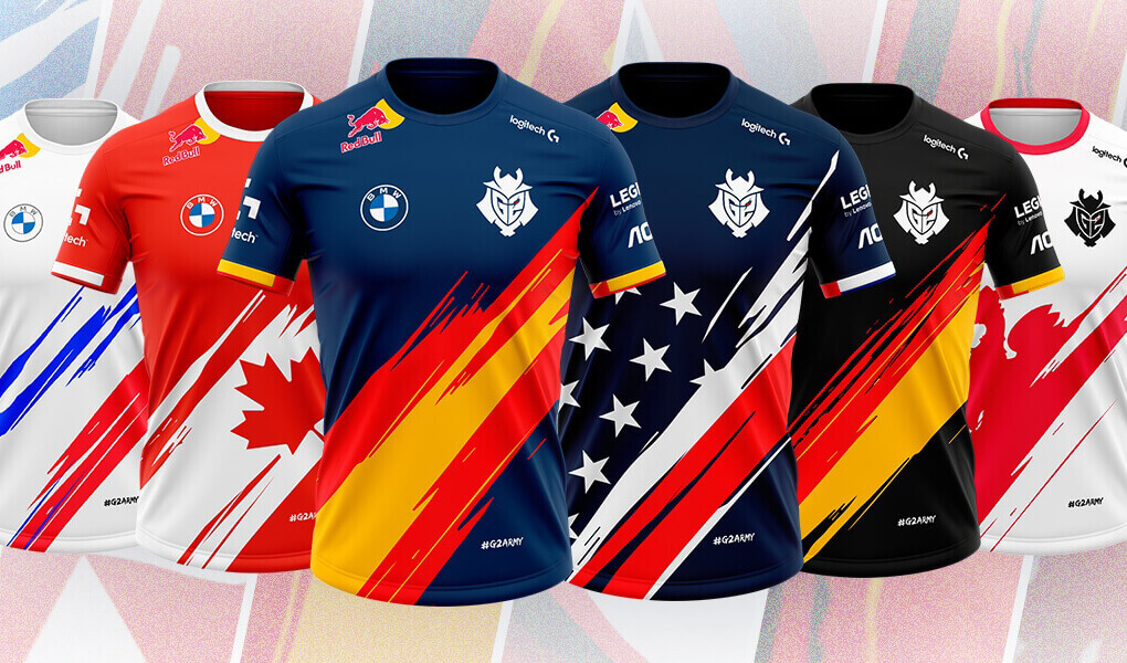 G2 Esports National Jerseys collection - The Gaming Wear
