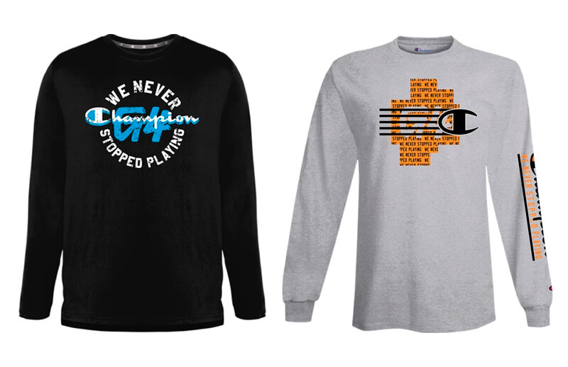 G4 x Champion long sleeve T-shirts © G4TV shop