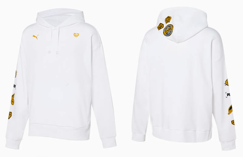 Gen.G x PUMA Lifestyle white Hoodie © Gen.G Esports & PUMA shop