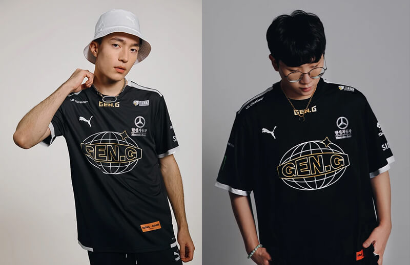 Gen.G x Heron Preston 2021 Worlds Jersey © Gen.G shop