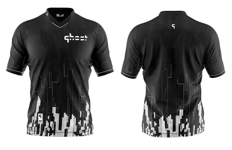 Ghost Gaming 2022 Pro Jersey back and front © Ghost Gaming shop