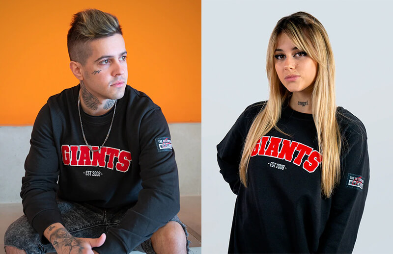 Giants College black Sweatshirt © Giants shop