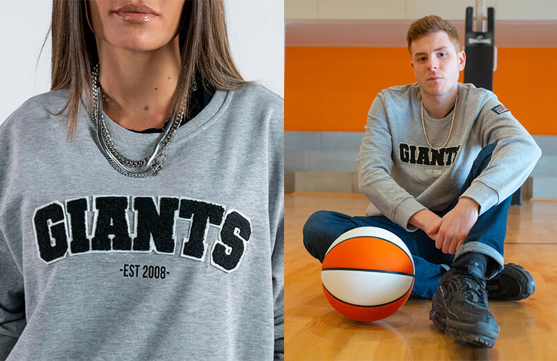 Giants College gray Sweatshirt © Giants shop