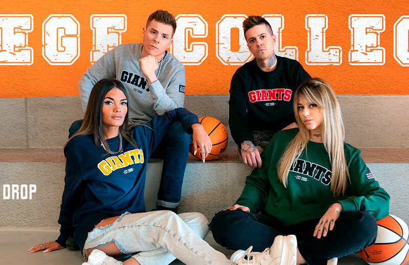 Giants College clothing Collection © Giants shop