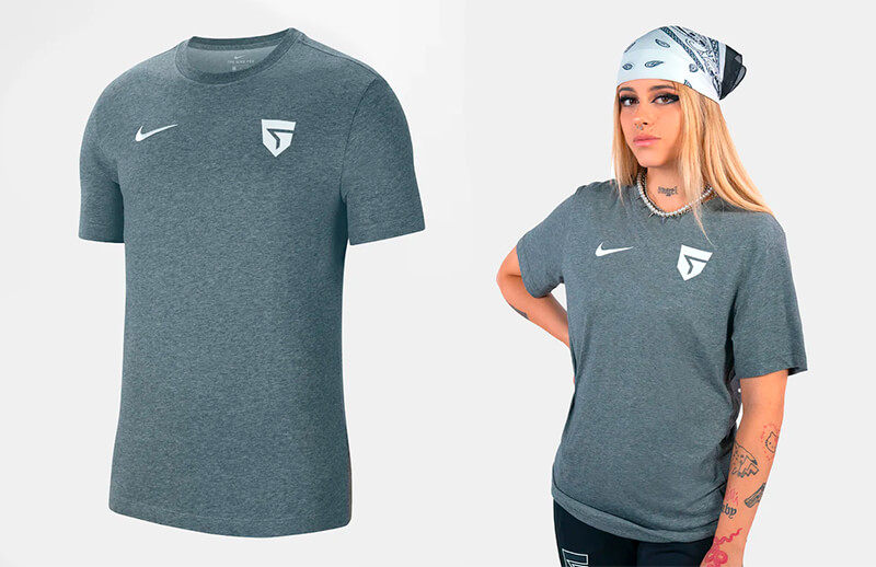 Giants x Nike Fall-Winter gray T-shirt © Giants Gaming shop