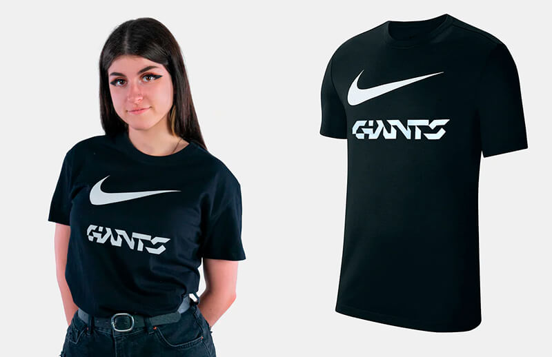 Giants x Nike Fall-Winter Swoosh black T-shirt © Giants store