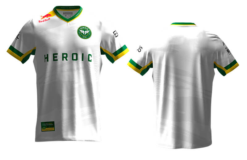 HEROIC x We Are Nations IEM Rio Major Jersey back and front © HEROIC shop