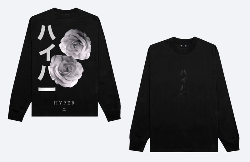 Hyper x Raven long sleeve T-shirt © Raven store