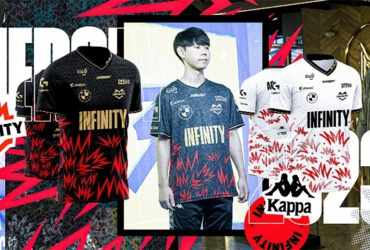 INFINITY Esports x Kappa 2023 Player Jersey © INFINITY Esports shop