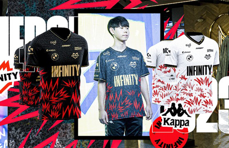 INFINITY x Kappa 2023 Jersey - The Gaming Wear