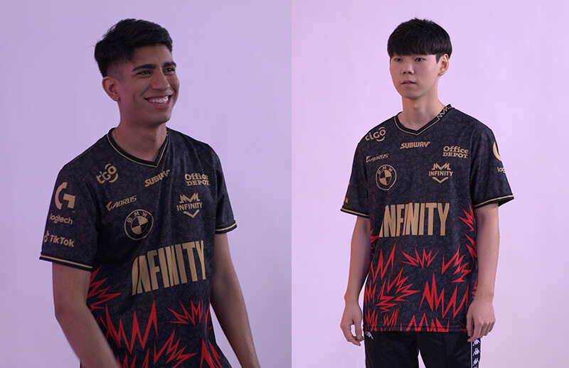 tilgivet Håbefuld Landsdækkende INFINITY Esports x Kappa 2023 Player Jersey - The Gaming Wear