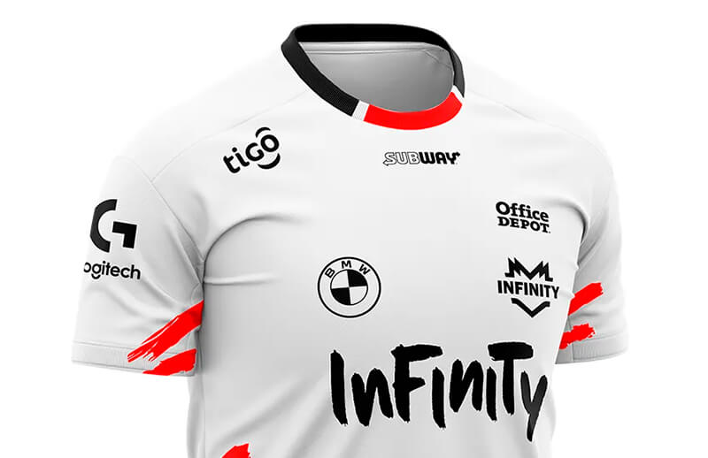 Infinity x Kappa White 2022 Official Jersey © Kappa shop