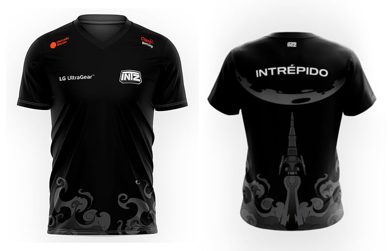 INTZ new 2023 Lunar Player Uniform back and front © INTZ shop