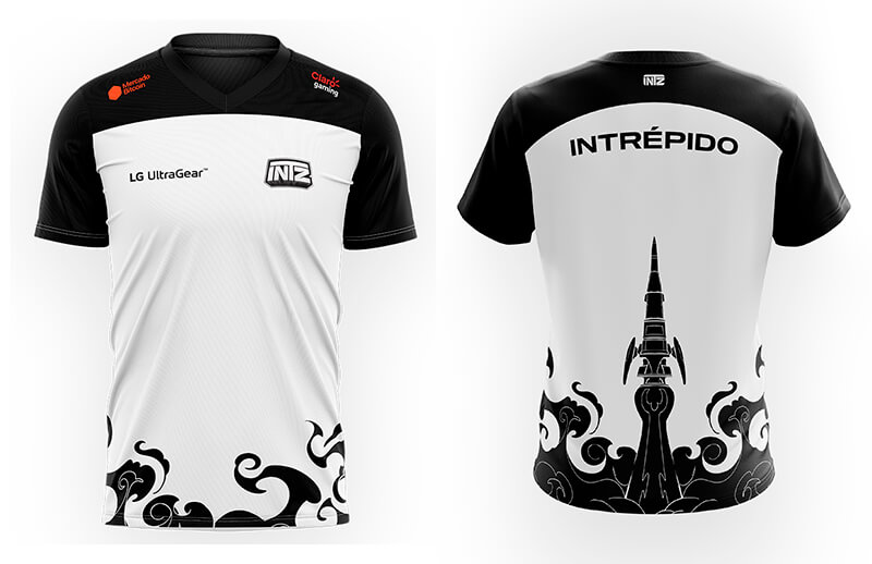 INTZ new 2023 Solar Player Jersey back and front © INTZ shop