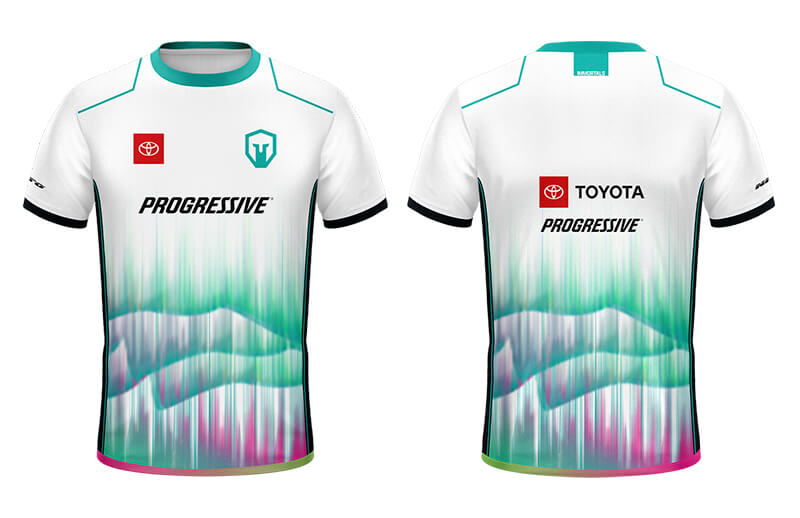 Immortals 2022 Northern Lights Jersey front and back © Immortals store