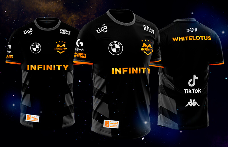 Infinity x Kappa 2021 Jersey - The Gaming Wear