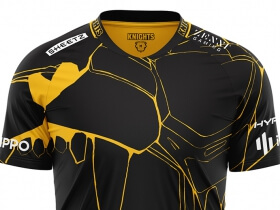 Knights Black and Gold Commander Jersey © Knights shop
