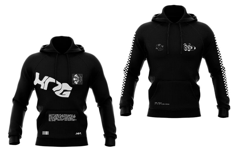 Kungarna Wired Black Hoodies © Kungarna store