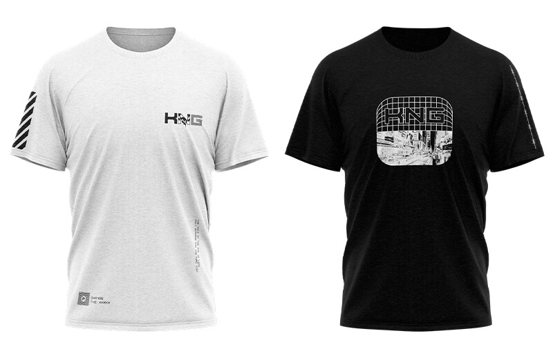 Kungarna Wired Black and White T-shirts © Kungarna store