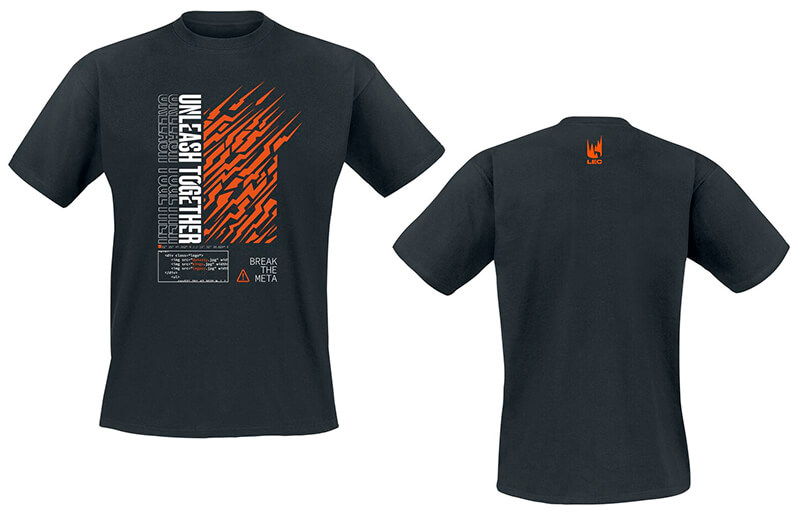 League of Legends new LEC UT Texture T-shirt © League of Legends shop