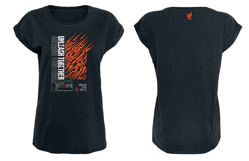 League of Legends new LEC UT Texture alternative T-shirt © League of Legends shop