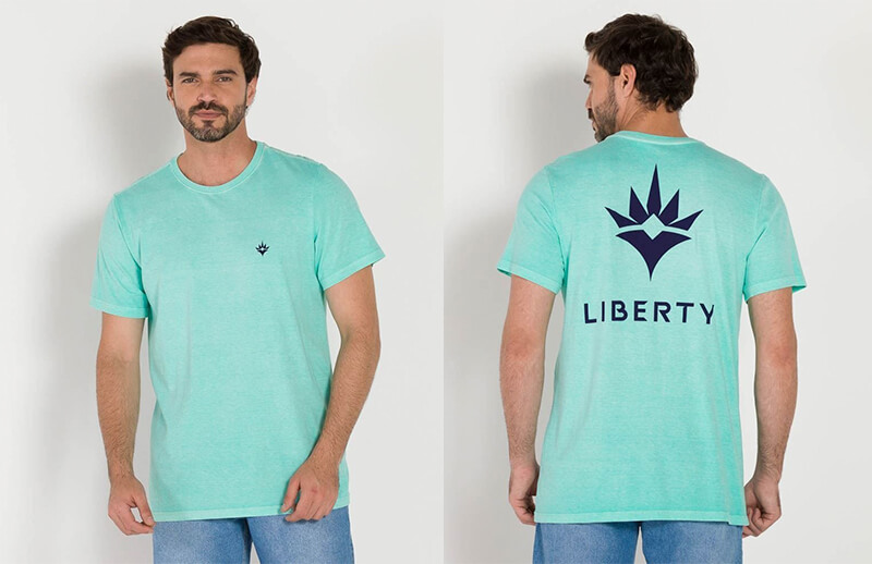 Liberty 2022 Pro light Blue T-shirt © Liberty Esports shop