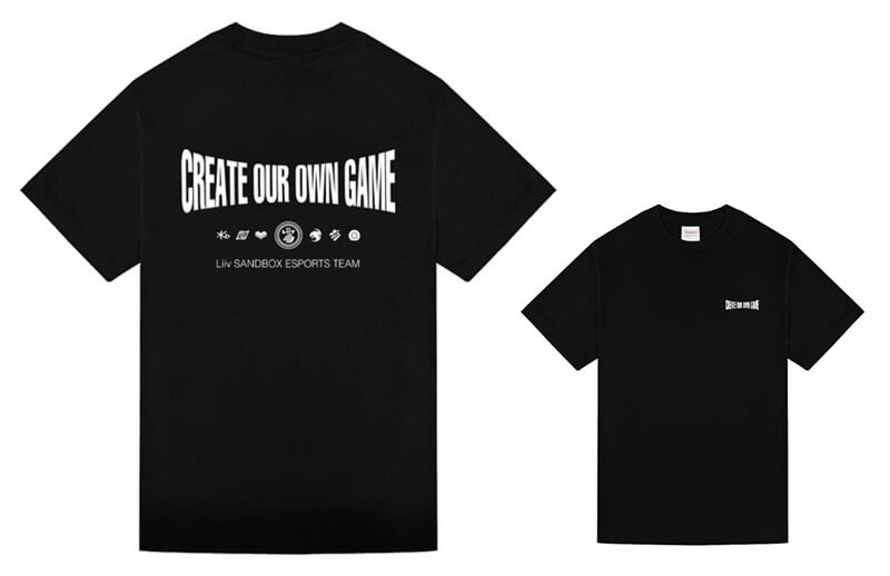 Liiv SANDBOX SBXG Create Our Own Game T-shirt © Liiv SANDBOX shop