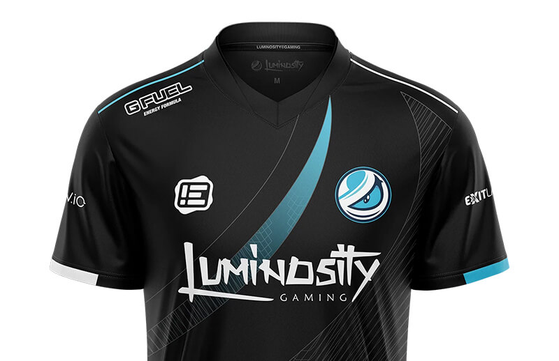 Luminosity Gaming 2022 Official Black Pro Jersey © Luminosity Gaming shop