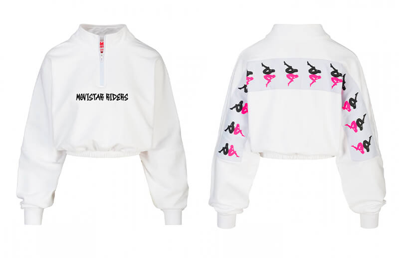 Movistar Riders x Kappa Summer woman Sweatshirt © Kappa shop