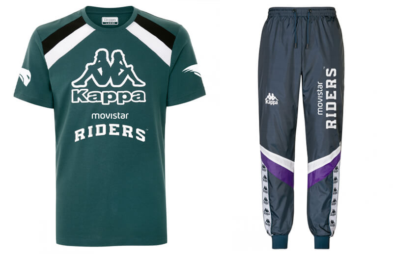 Movistar Riders x Kappa T-shirt and Sweatpants © Kappa shop