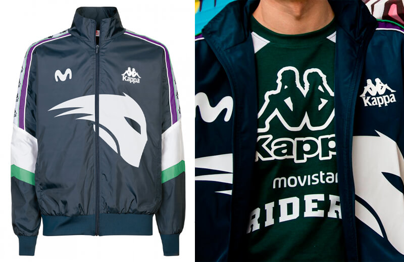 Movistar Riders x Kappa special edition Jacket © Kappa shop