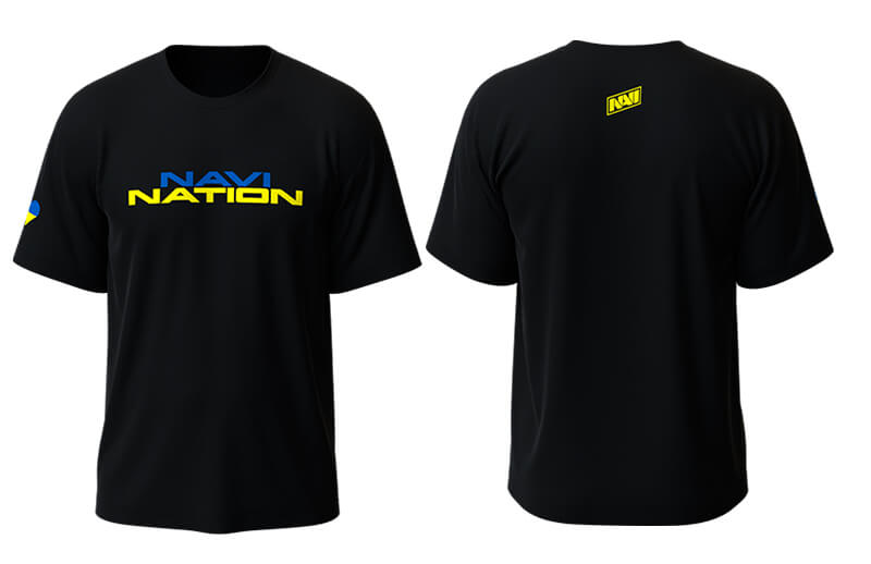 NAVI x BIG Clan #UnitedForPeace NAVINATION T-shirt © NAVI x BIG shop
