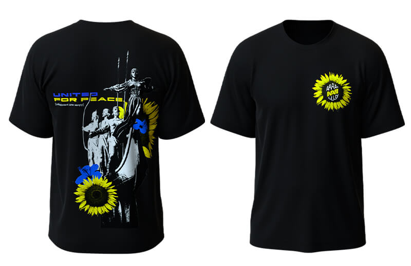 NAVI x BIG Clan #UnitedForPeace Sunflower T-shirt © NAVI x BIG shop
