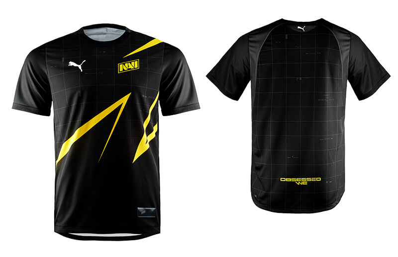 NAVI x PUMA 2022 Official Pro Jersey Back and Front © NAVI shop