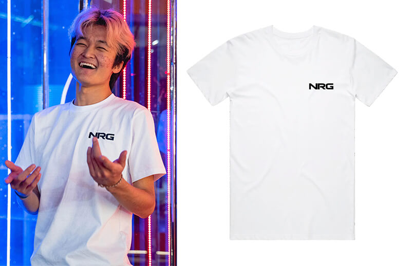 NRG Fundamentals White T-shirt © NRG shop