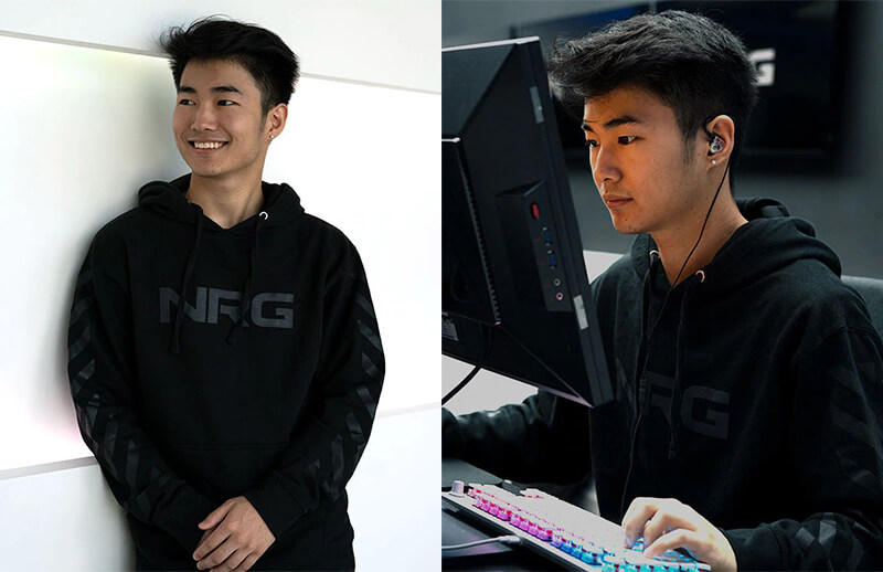 NRG new Blackout Hoodie model © NRG shop