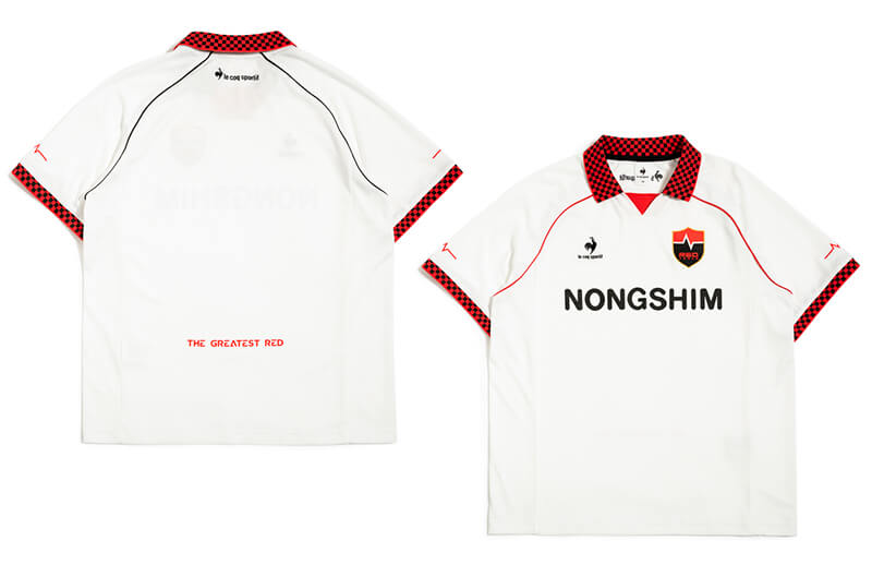 NS RedForce x Le Coq Sportif Summer White Jersey © Nongshim RedForce shop